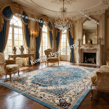 Турецкий Ковер Медальон Для Гостиной Дизайн 30448